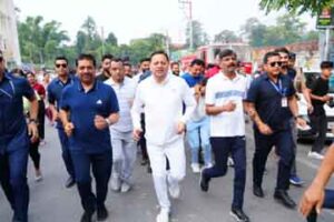 पवेलियन ग्राउंड, देहरादून में ‘‘अहिल्या स्मृति मैराथन’’ एक विरासत-एक संकल्प कार्यक्रम में प्रतिभाग किया मुख्यमंत्री धामी ने