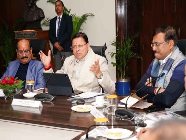 मुख्यमंत्री धामी ने की कुम्भ मेला-2027 की तैयारियों की समीक्षा